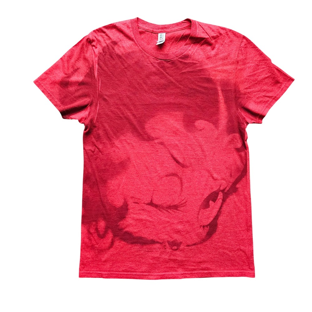 Jerzees Betty Boop Graphic T-Shirt Red Heather Womens Small